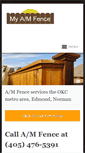 Mobile Screenshot of myamfence.com